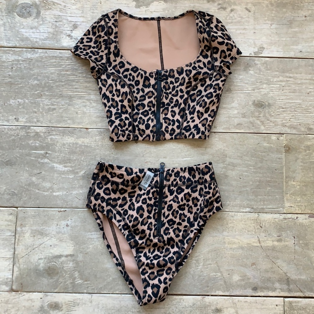 Free People designed by Gigi C: Cropped Top & High Waist Bikini